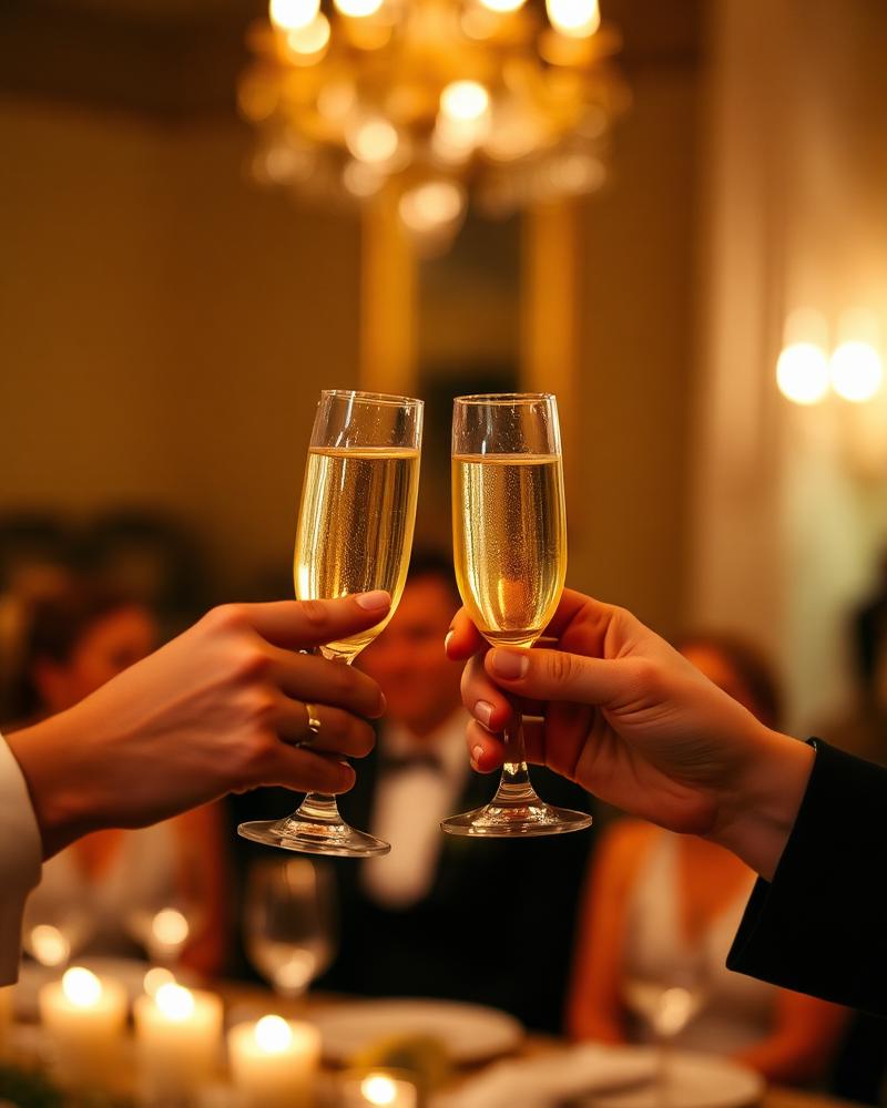 Champagne toast